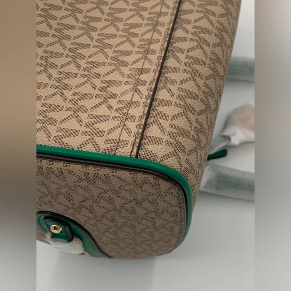 🌹New List🌹NWT Michael Kors MK Signature Jet Set Travel Medium Duffle Bag Satchel - Picture 10 of 15